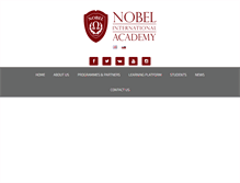 Tablet Screenshot of nobelacademy.com